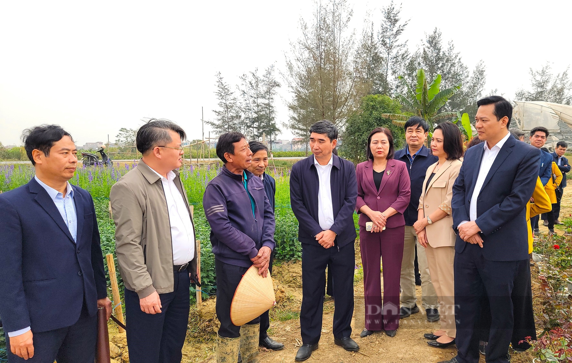 Lãnh đạo Hội Nông dân tỉnh Hải Dương thăm mô hình nông nghiệp tiêu biểu tại huyện Nam Sách - Ảnh 1.