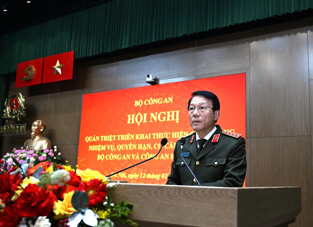 Triển khai sắp xếp tinh gọn bộ máy công an địa phương, không tổ chức công an cấp huyện - Ảnh 1.