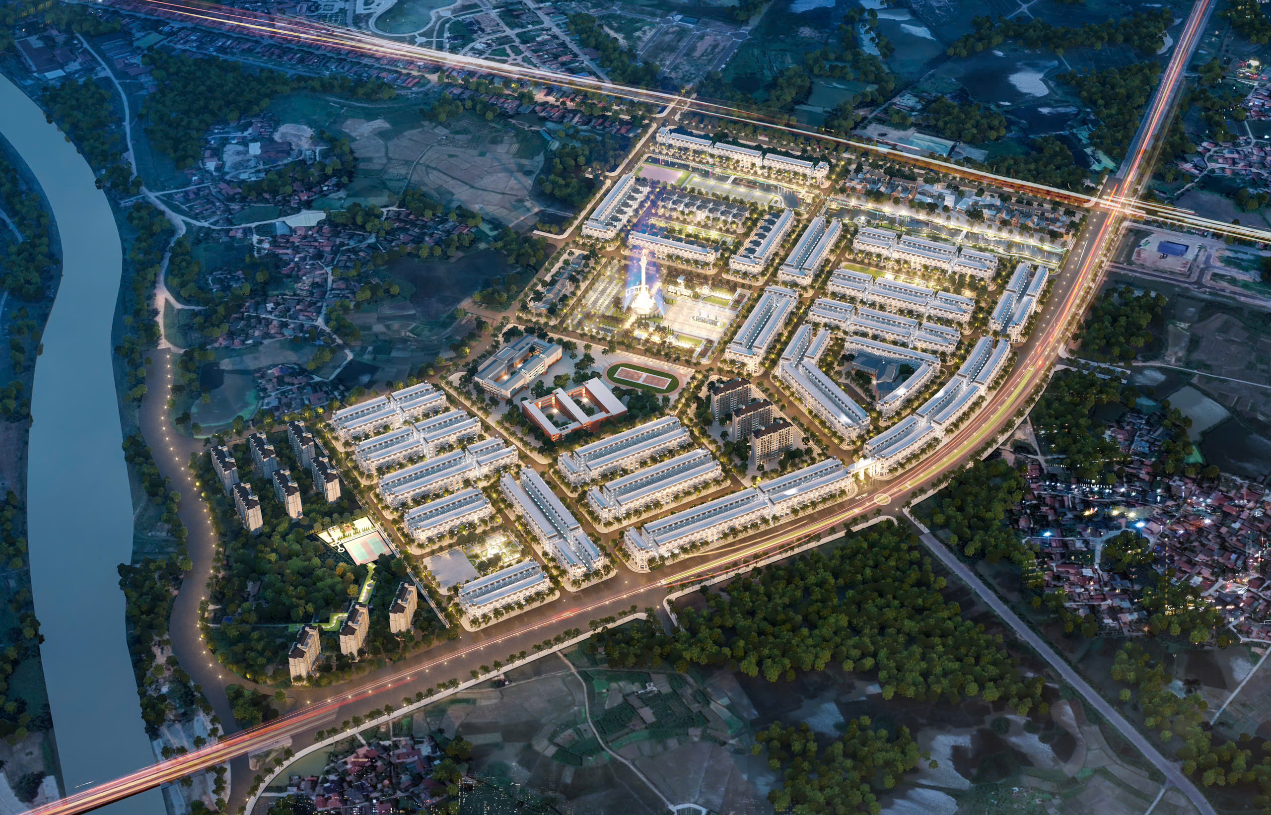 Khởi công khu đô thị Danko Riverside ở Bắc Giang mang đậm dấu ấn kiến trúc Châu Âu tráng lệ- Ảnh 3. Khởi công khu đô thị Danko Riverside ở Bắc Giang mang đậm dấu ấn kiến trúc Châu Âu tráng lệ- Ảnh 3.
