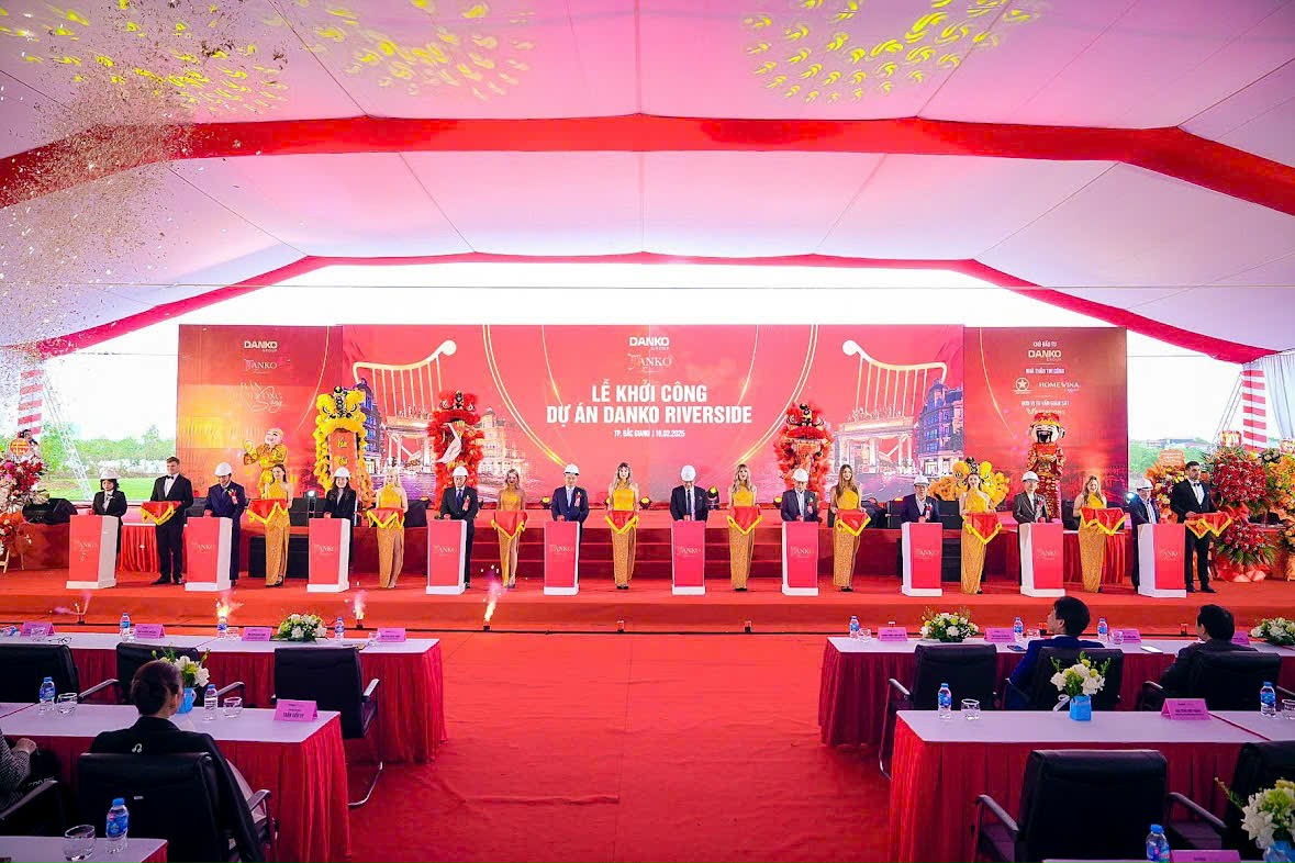 Khởi công khu đô thị Danko Riverside ở Bắc Giang mang đậm dấu ấn kiến trúc Châu Âu tráng lệ- Ảnh 1. Khởi công khu đô thị Danko Riverside ở Bắc Giang mang đậm dấu ấn kiến trúc Châu Âu tráng lệ- Ảnh 1.