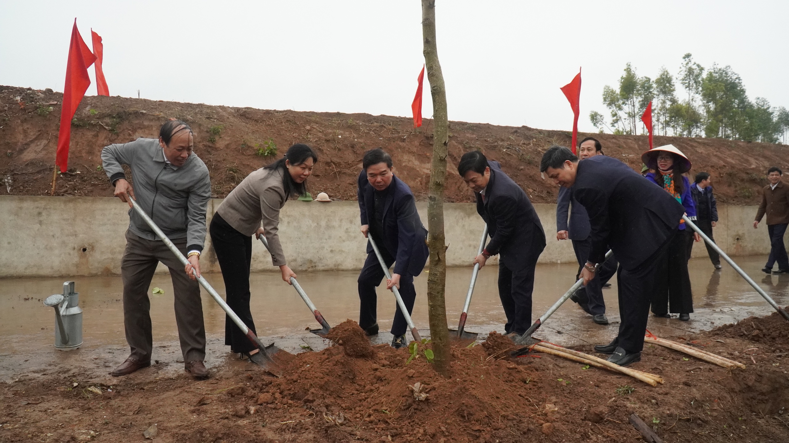 Hội Nông dân tỉnh Bắc Ninh phát động Tết trồng cây, phấn đấu trong năm 2025 trồng mới 74.000 cây xanh các loại - Ảnh 1.