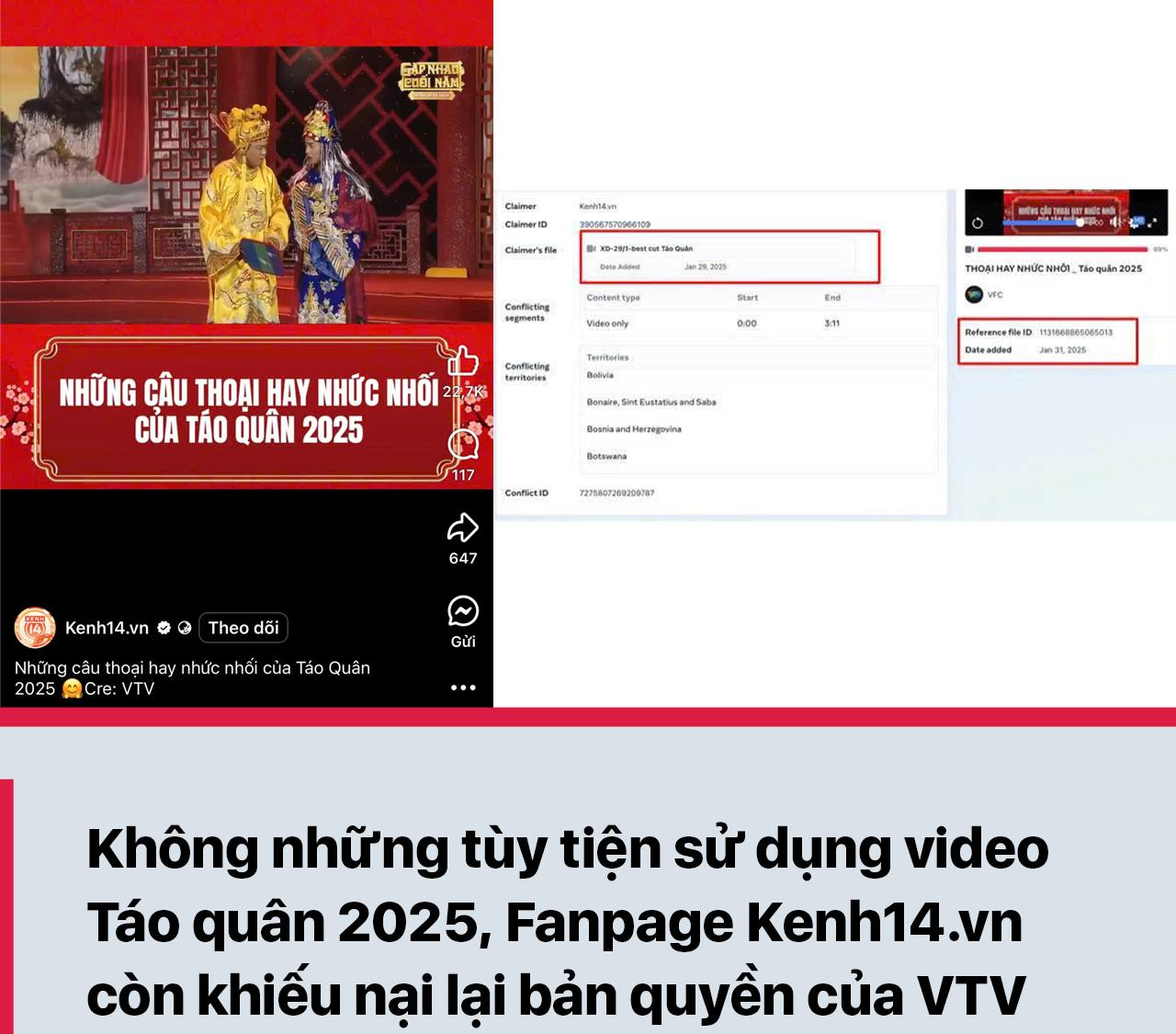 Vụ vi phạm bản quyền Gặp nhau cuối năm – Táo Quân 2025: VTV sẽ xử lý mạnh tay bằng công nghệ và pháp lý