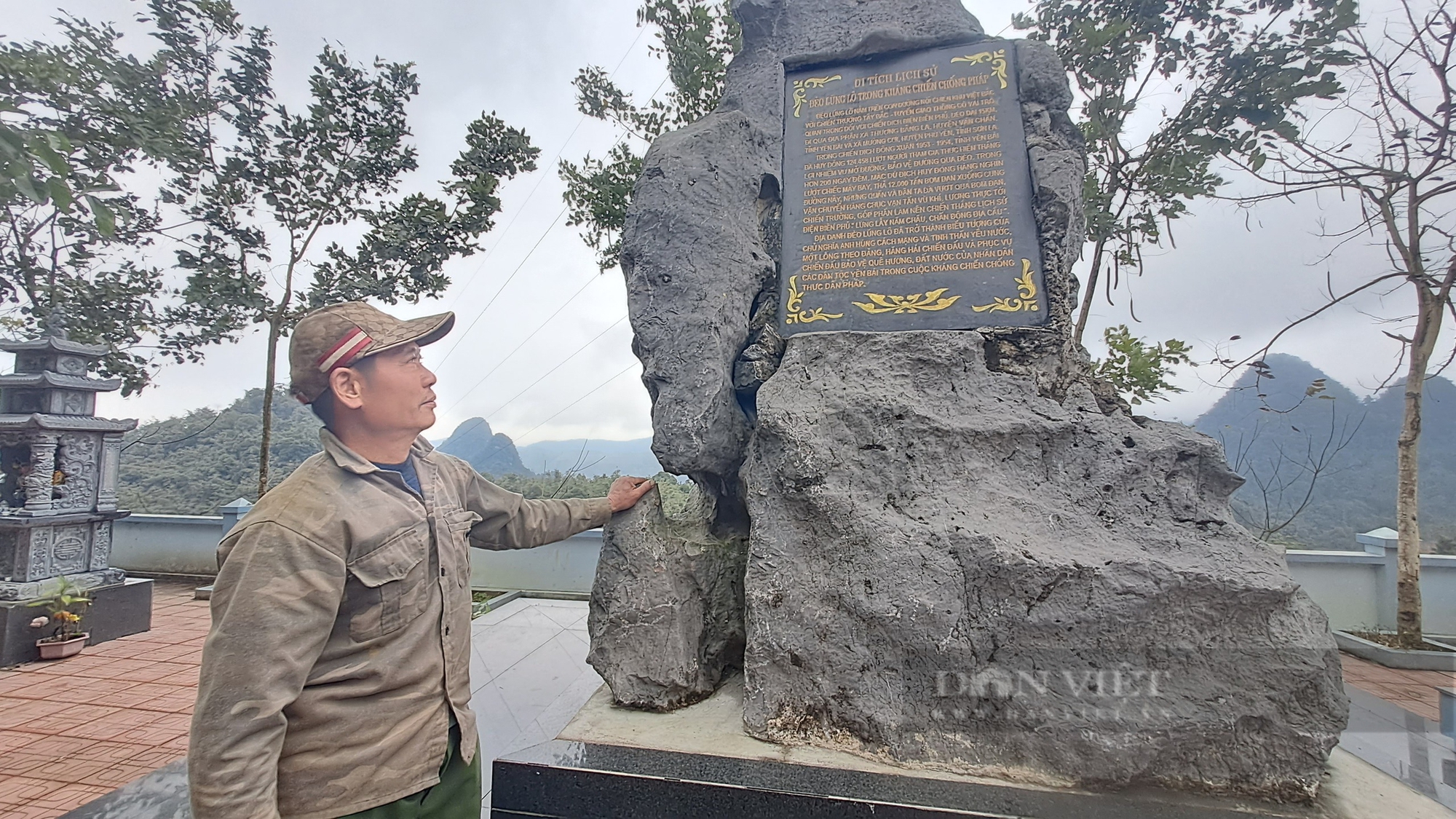 Người đàn ông ở Yên Bái tình nguyện trông coi di tích, làm sạch rác trên đỉnh đèo Lũng Lô - Ảnh 1.