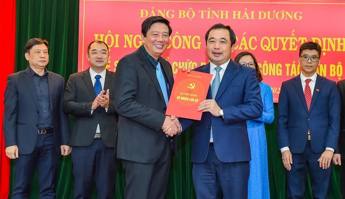 Hải Dương: Sắp xếp tổ chức bộ máy và bổ nhiệm chức danh lãnh đạo một số cơ quan mới thành lập- Ảnh 3.