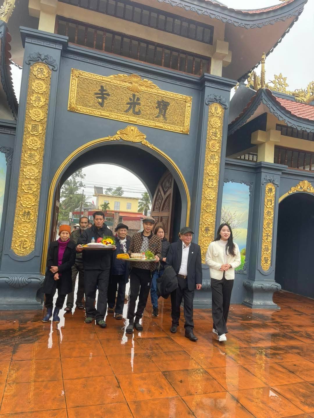 Độc lạ tục lệ giã bánh dày tế Thành Hoàng làng cầu an đầu năm mới ở Hải Phòng- Ảnh 8.