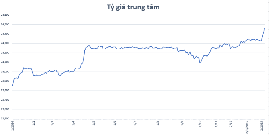 Giá USD hôm nay 9/2: Tuần biến động mạnh, tỷ giá trung tâm lập đỉnh 1 năm- Ảnh 2.