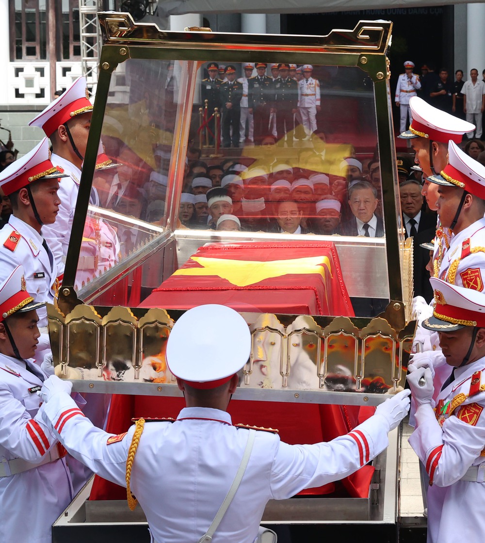 Nhìn lại những hình ảnh xúc động về Lễ tang Tổng Bí thư Nguyễn Phú Trọng- Ảnh 61.