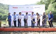 Báo NTNN và nhà tài trợ khởi công xây cầu Nà Khóe (Cao Bằng)