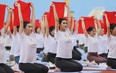 Dàn hoa hậu, á hậu Việt Nam khoe sắc trong màn đồng diễn Yoga đông người nhất Việt Nam