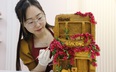 9x Hà Nội "gây sốt" bởi loạt bánh Trung thu như những tác phẩm điêu khắc 