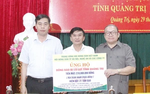 Hội Nông dân Thái Nguyên trao 3 tấn gạo, 400 thùng nước lọc cho 3 địa phương bị thiệt hại sau lũ - Ảnh 7.