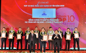 Tổng Công ty UDIC trong Top 10 nhà thầu uy tín 2020