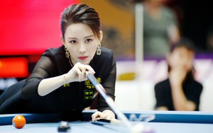 Ngắm nhan sắc kiêu sa của "nữ hoàng" billiards Trung Quốc