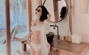 Vợ cũ diễn viên Việt Anh khoe thân hình nóng bỏng trong trang phục bikini
