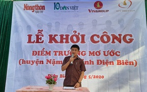 Khởi công điểm trường mơ ước ở xã vùng cao giáp Lào