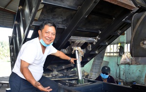Kiên Giang: Ông trưởng ấp đam mê sáng chế máy nông nghiệp phục vụ nông dân