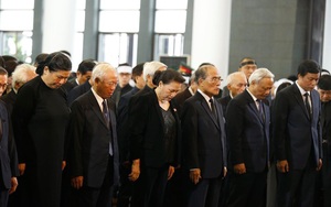 Lãnh đạo Đảng, Nhà nước đến viếng tại lễ tang đồng chí Vũ Mão