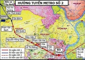 Vay một tỷ USD làm tuyến Metro Số 2 