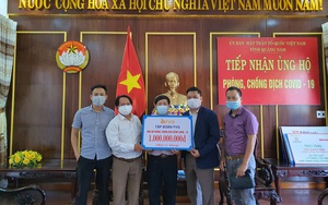 Covid-19: Tập đoàn FVG ủng hộ 1 tỷ đồng cho Bệnh viện Đa khoa Trung ương Quảng Nam 