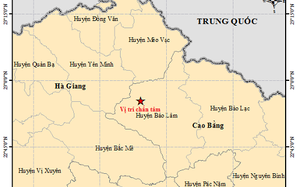 Lại xuất hiện động đất ở Cao Bằng