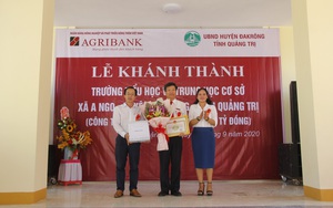 Ngân hàng Agribank xây trường học 5 tỷ đồng ở Quảng Trị