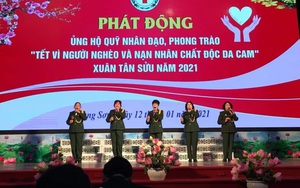 Lạng Sơn: Kêu gọi được 2,4 tỷ đồng ủng hộ Tết vì người nghèo và nạn nhân chất độc da cam 