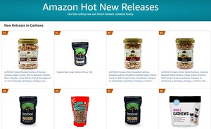 Hạt điều Lafooco là sản phẩm mới bán chạy nhất trên Amazon