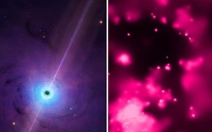 Sốc: NASA công bố hình ảnh về một hố đen “màu hồng”