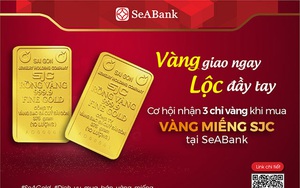 Triển khai dịch vụ mua bán vàng miếng SJC tại SeABank