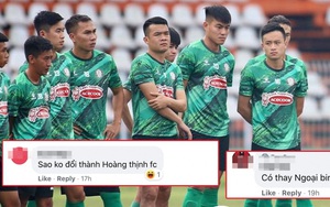 CLB TP.HCM đổi tên, CĐV đề xuất ý tưởng... "Hoàng Thịnh FC"