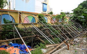 Hà Nội: Nhà dân xuất hiện nhiều vết nứt, trường mầm non phải 