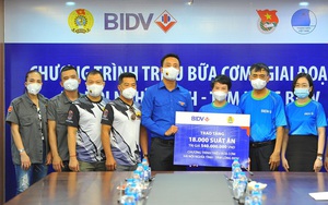 BIDV trao 18.000 suất cơm tặng đồng bào khó khăn tại TP.Hà Nội