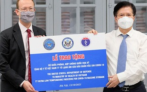 Hoa Kỳ viện trợ cho Việt Nam 77 tủ lạnh âm sâu bảo quản vaccine Covid-19