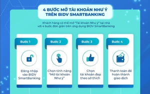 Miễn phí chọn số tài khoản Như ý trên BIDV SmartBanking