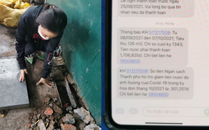 Hà Nội: Chủ quán cắt tóc nghỉ dịch 2 tháng bất ngờ nhận hóa đơn tiền nước hơn 2 triệu đồng