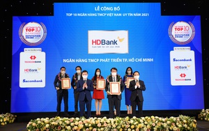 Kinh doanh hiệu quả, HDBank khẳng định vị thế top 5 ngân hàng uy tín nhất Việt Nam