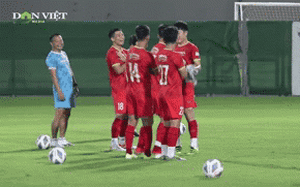 Video: Trò chơi vận động khiến thầy Park và học trò cười &quot;tít mắt&quot; trong buổi tập cuối trước trận gặp ĐT Trung Quốc
