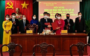 FPT ký kết thỏa thuận hợp tác thúc đẩy chuyển đổi số toàn diện cho tỉnh Bình Phước