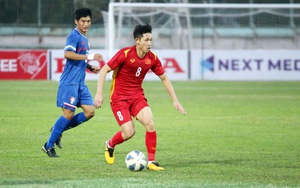 Nguyễn Hai Long đeo băng đội trưởng U23 Việt Nam đấu Myanmar