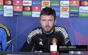 Carrick nói gì khi thay HLV Solskjaer dẫn dắt M.U?