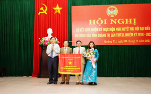 Hội Nông dân tỉnh Quảng Trị nhận Cờ thi đua xuất sắc của Chính phủ