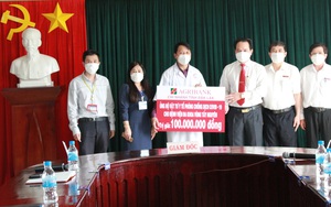 Agribank tỉnh Đắk Lắk ủng hộ 100 triệu đồng phục vụ công tác phòng chống dịch covid-19