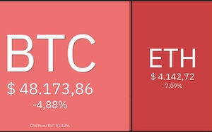 Giá Bitcoin hôm nay 10/12: Bitcoin giảm xuống dưới 49.000 USD, thị trường chìm trong sắc đỏ