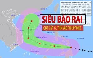 Video: Hình ảnh siêu bão RAI gật cấp 17 tiến vào Philippines