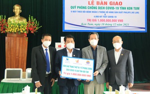 Tập đoàn Hùng Nhơn và De Heus trao tặng thiết bị y tế phòng chống dịch Covid-19 trị giá 1 tỷ đồng cho Kon Tum