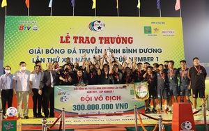 Becamex Bình Dương vô địch giải bóng đá BTV – Cup Number 1 lần thứ 21