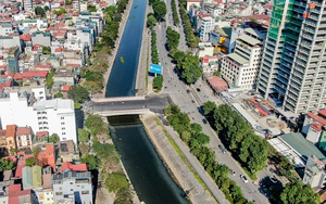 Cận cảnh cây cầu trị giá gần 1 tỷ đồng mỗi mét bắc qua sông Tô Lịch, nối 2 quận Hà Nội
