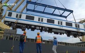 Những hình ảnh của hai đoàn tàu Metro số 1 đã cập cảng TP.HCM