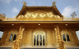 Ngôi chùa dát đầy vàng là vàng ngay gần Thủ đô Hà Nội không phải ai cũng biết