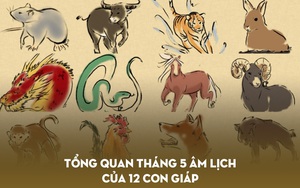 Tổng quan tháng 5 âm lịch của 12 con giáp